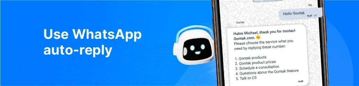 Use WhatsApp's auto-reply feature to promptly respond to customer queries and ensure a positive customer experience. Use WhatsApp's auto-reply feature to promptly respond to customer queries and ensure a positive customer experience.