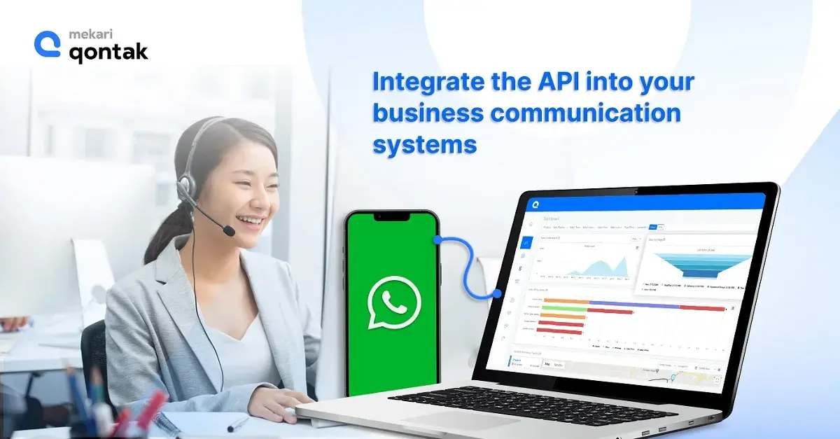 Second step is Integrate the API into your business communication systems Second step is Integrate the API into your business communication systems