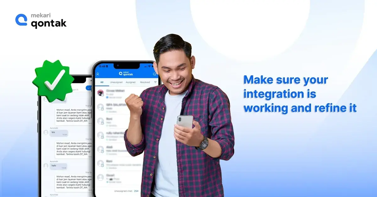 The third step is Make sure your integration is working and refine it The third step is Make sure your integration is working and refine it