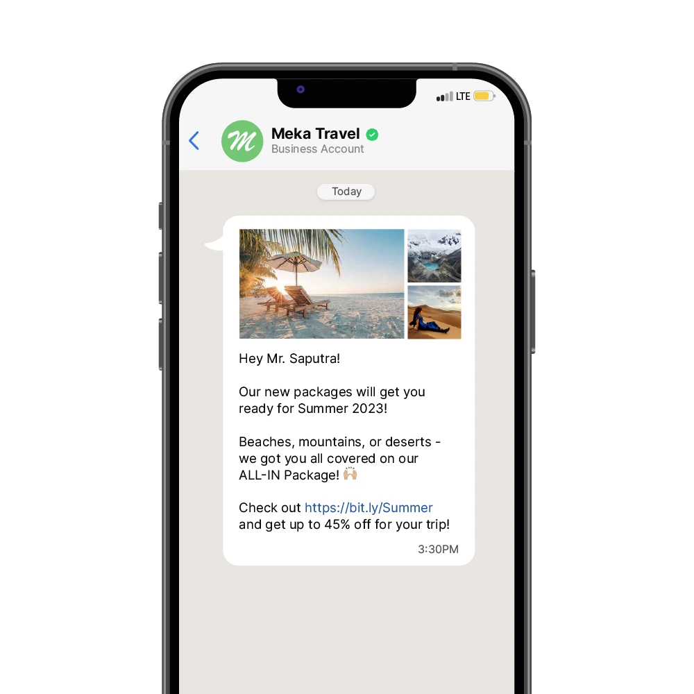 WhatsApp API for Discount or Promotional Campaigns WhatsApp API for Discount or Promotional Campaigns