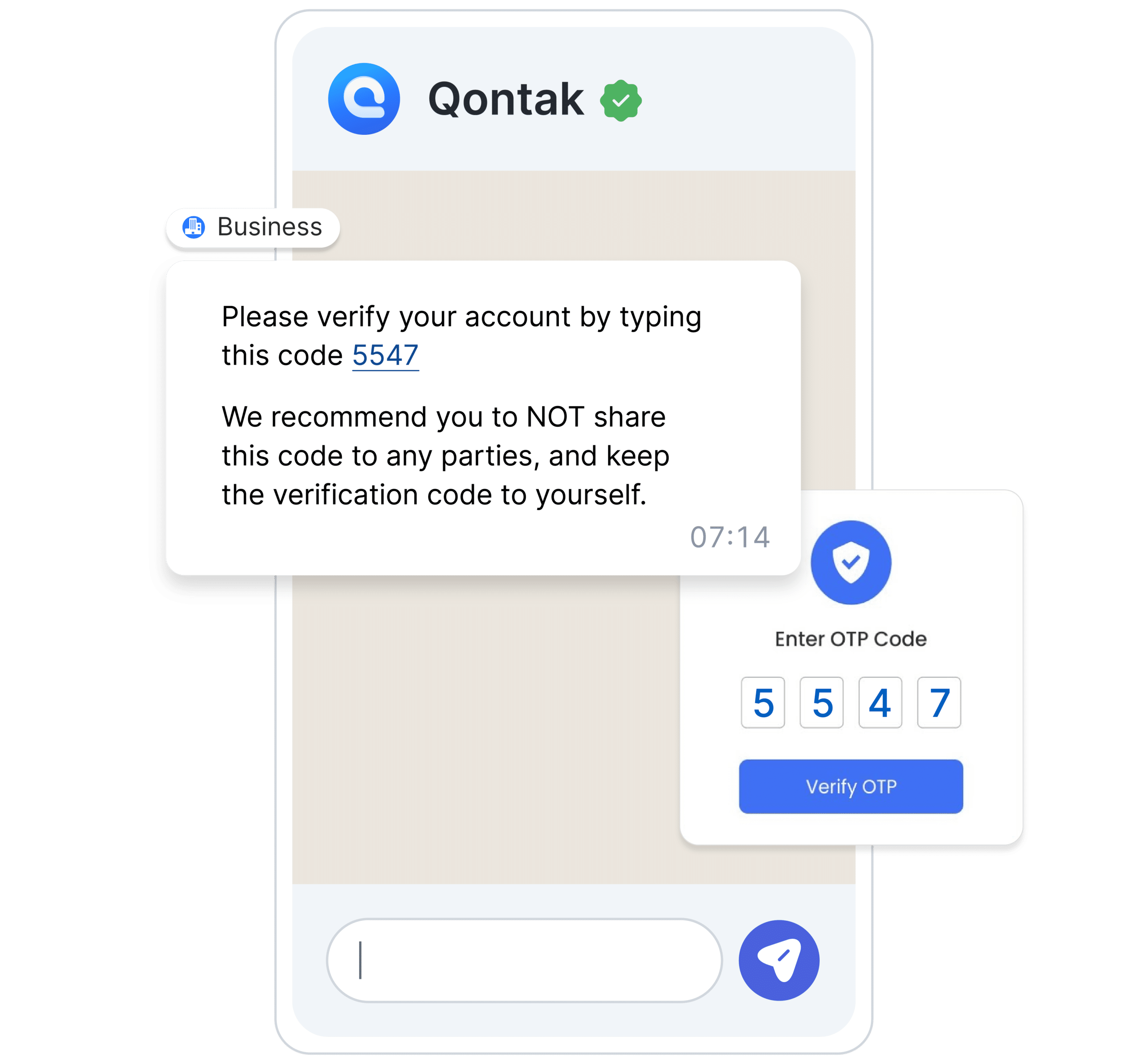 whatsapp calculator authentication