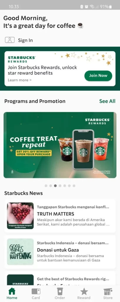 Starbucks Seamless Experience Example of Omnichannel Commerce_Starbucks