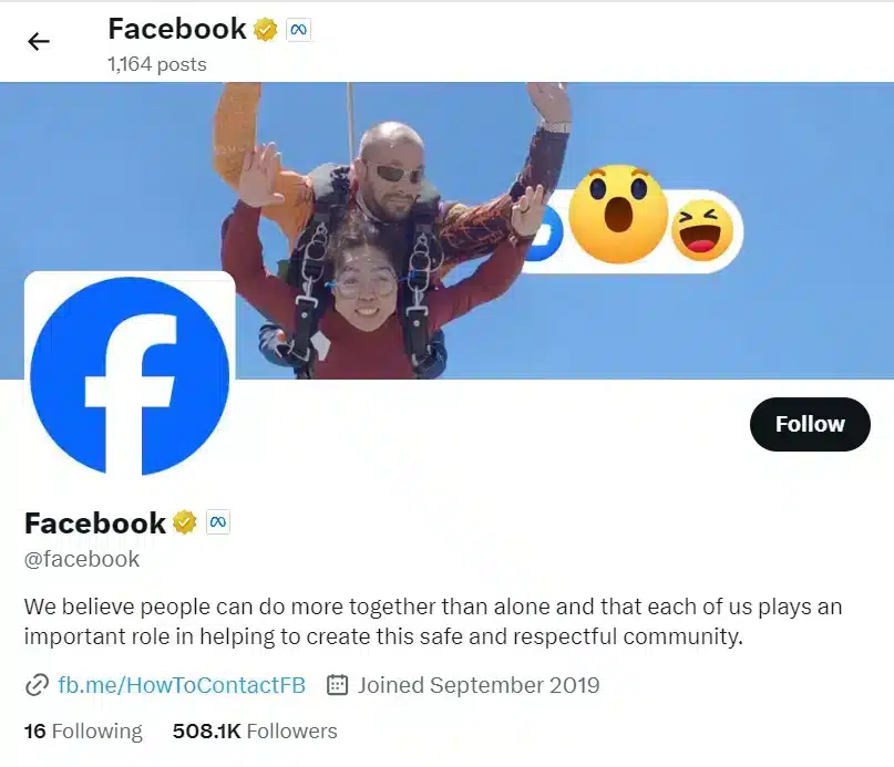 Contacting Facebook on Twitter Contacting Facebook on Twitter