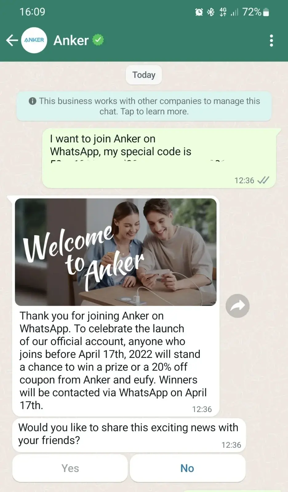 Anker leverages messages to share catalogs in e-commerce with Click to WhatsApp Ads Anker leverages messages to share catalogs in e-commerce with Click to WhatsApp Ads