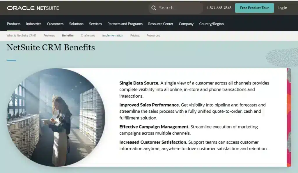 Netsuite Sales management software - Netsuite
