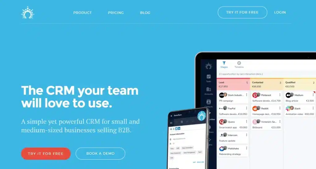 Salesflare Sales management software - Salesflare