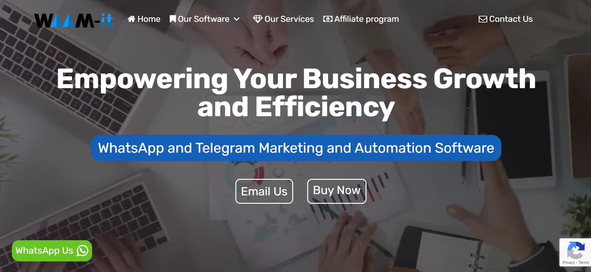 WAAM-it Blaster WhatsApp Blast Vendor Landing Page View WAAM-it Blaster WhatsApp Blast Vendor Landing Page