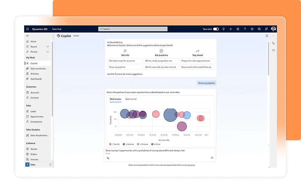 Microsoft Dynamics 365 Sales Hub Dashboard Page View Microsoft Dynamics 365 Sales Hub Dashboard