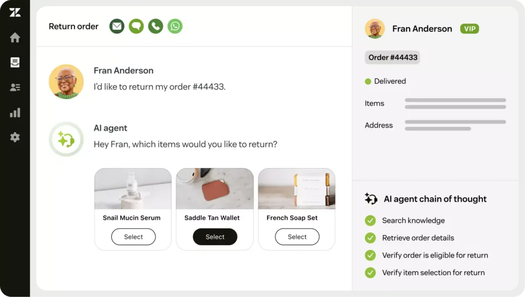 Zendesk CRM Dashboard Page View Zendesk CRM Dashboard