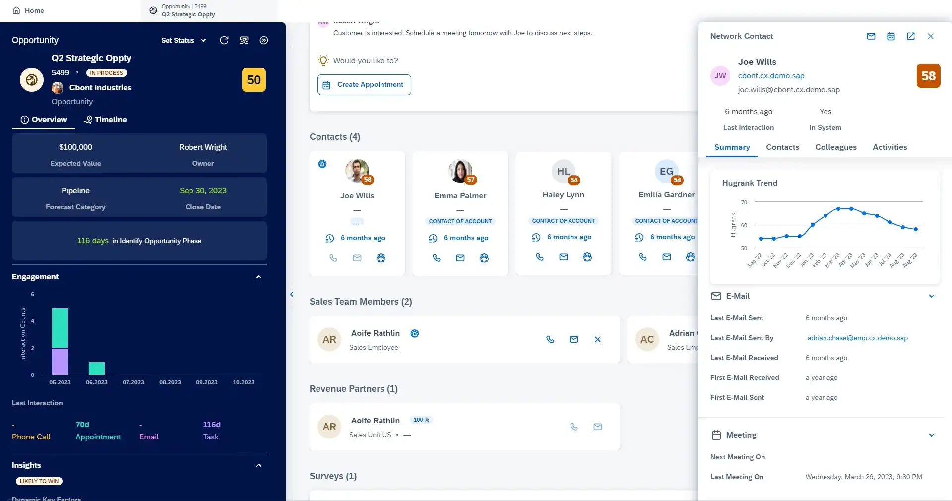 SAP CRM Contact Management Dashboard Page View SAP CRM Contact Management Dashboard