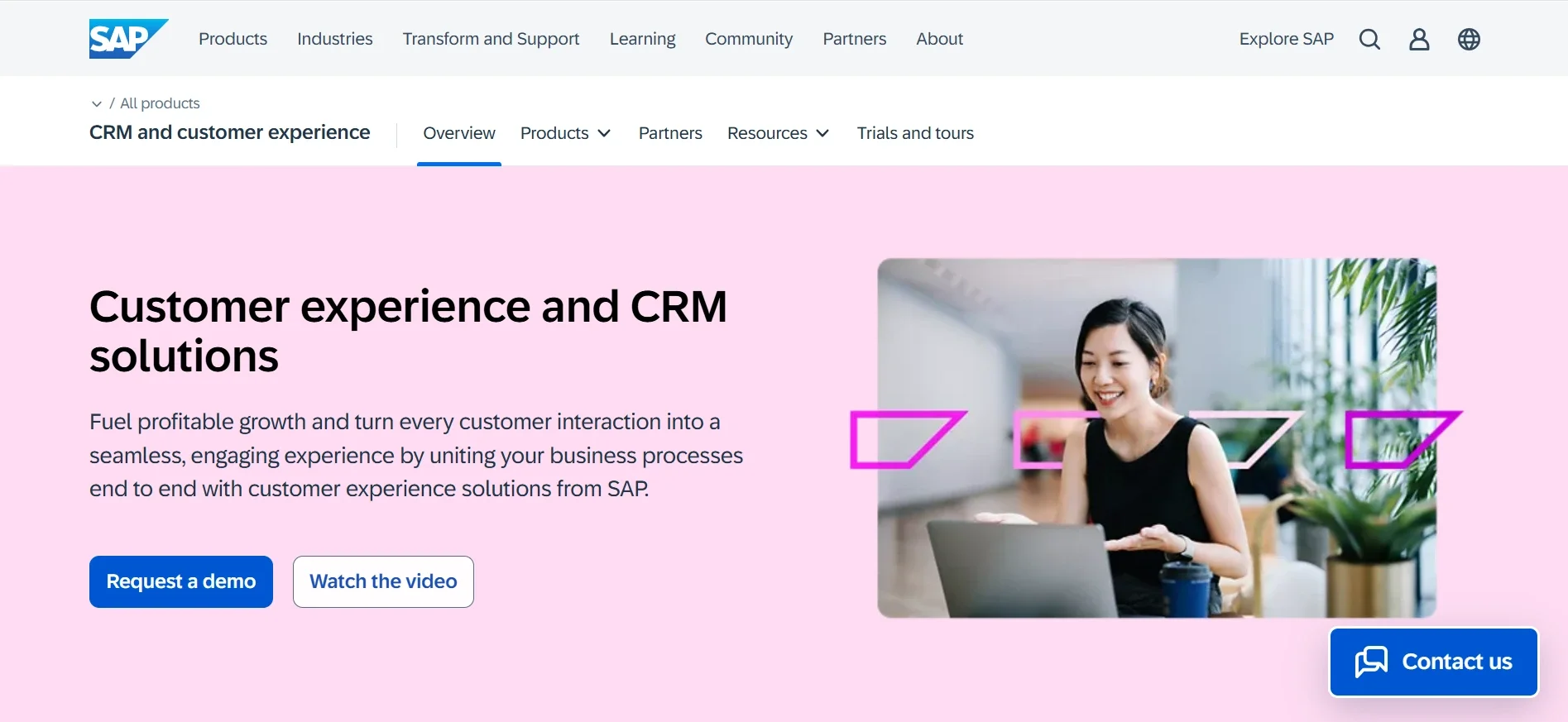 SAP CRM Software Homepage View SAP CRM Software Homepage