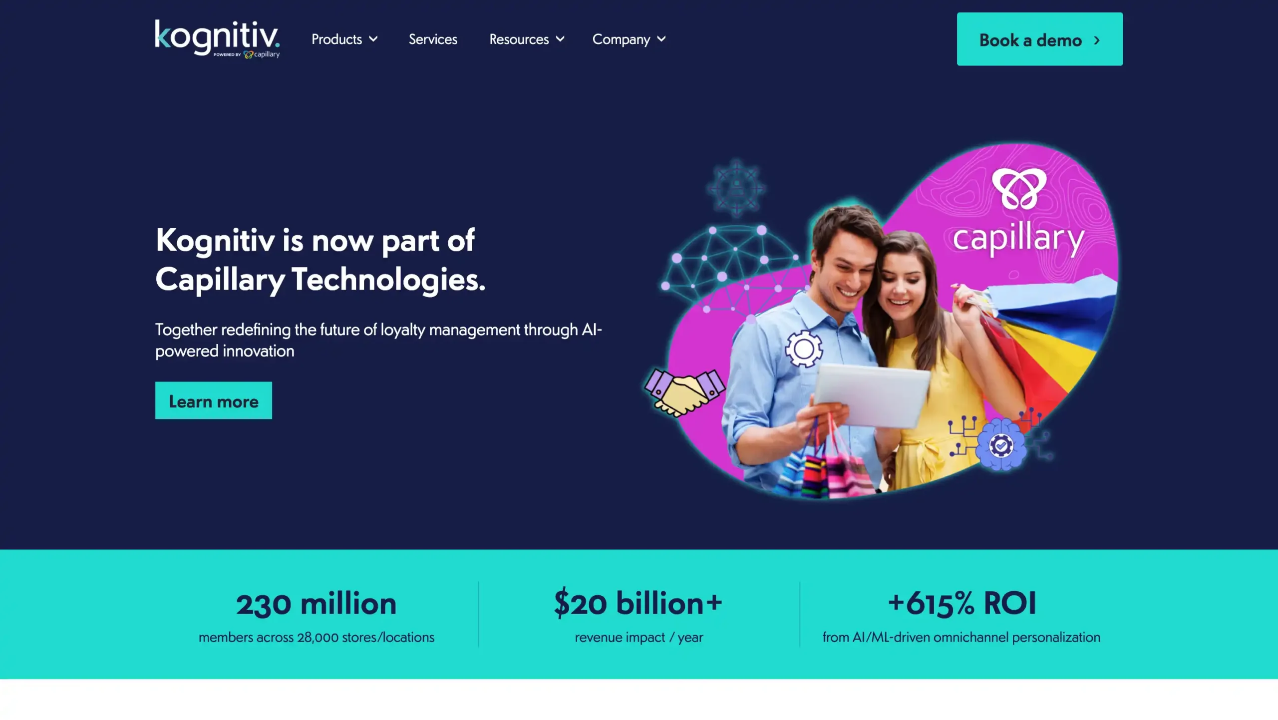 Kognitiv Landing Page Kognitiv-best customer loyalty platform