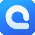 Logo berbentuk huruf "C" berwarna putih dengan latar belakang biru, mewakili sebuah aplikasi atau platform digital yang inovatif.